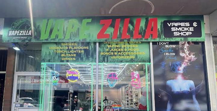 Storefront of Davie Street Vancouver
