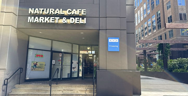 Storefront of Central Library Ballston Randolph
