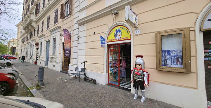 Storefront of Prati Rome
