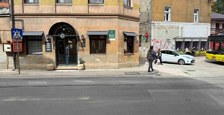 Storefront of City Hall Sarajevo Kračule