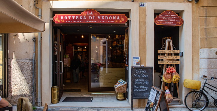 Storefront of Near Verona Arena
