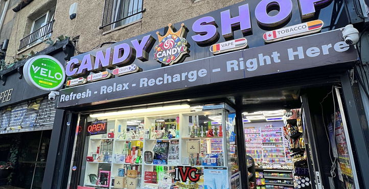 Storefront of Haymarket Dalry Road