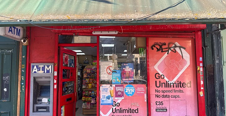 Storefront of Near Vauxhall