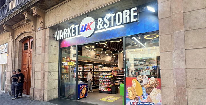 Storefront of La Rambla