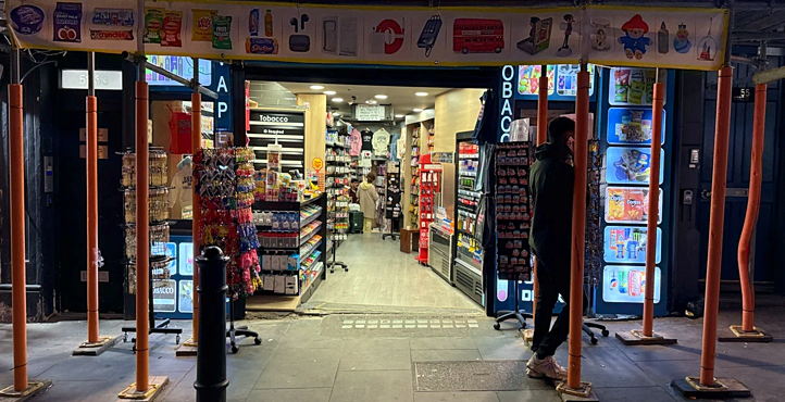 Storefront of Near Piccadilly Circus Tube