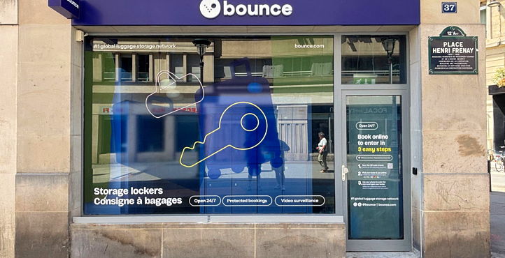 Storefront of Locker Bounce Gare de Lyon