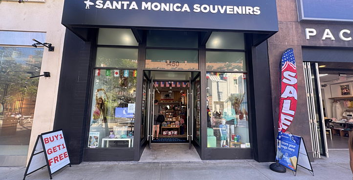 Storefront of Santa Monica Promenade Central