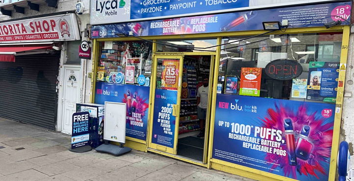 Storefront of Near Wembley Stadium