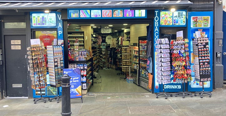 Storefront of Near Piccadilly Circus Tube