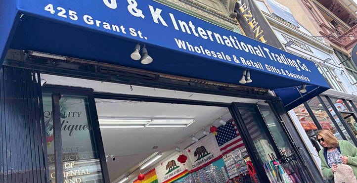 Storefront of Chinatown – Grant Ave
