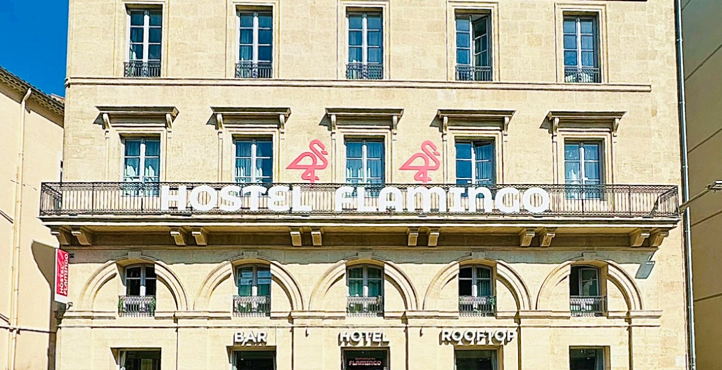 Storefront of Nîmes Centre Station – Boulevard Talabot