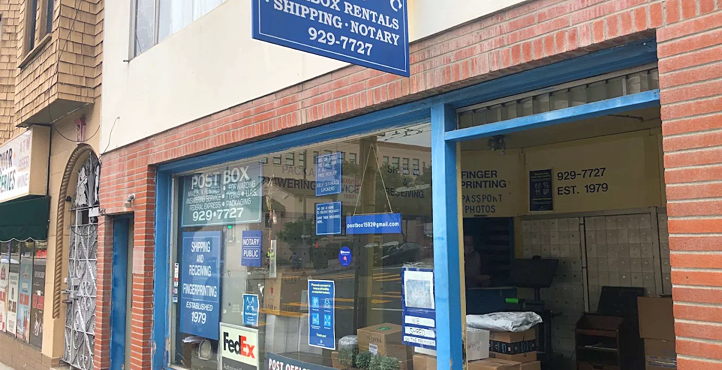 Storefront of Russian Hill