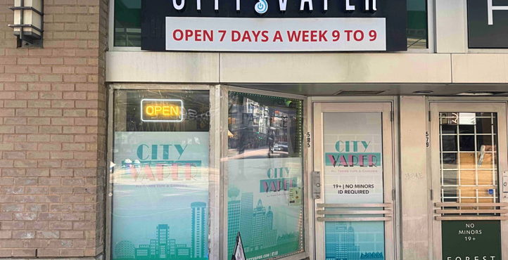 Storefront of Near Queen Elizabeth Theatre
