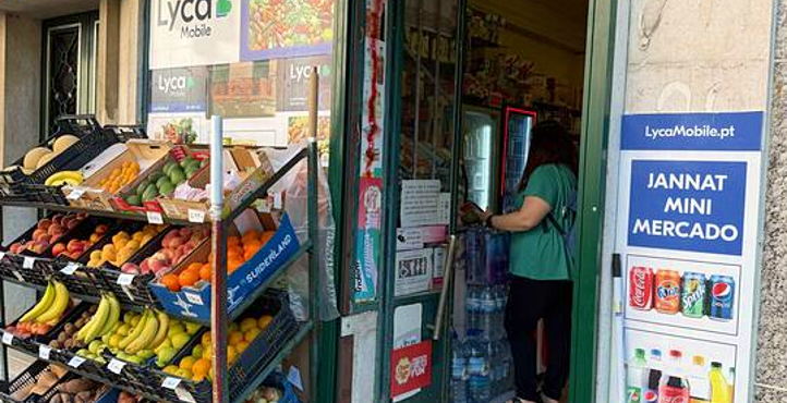 Storefront of Near Galveias Palace Library
