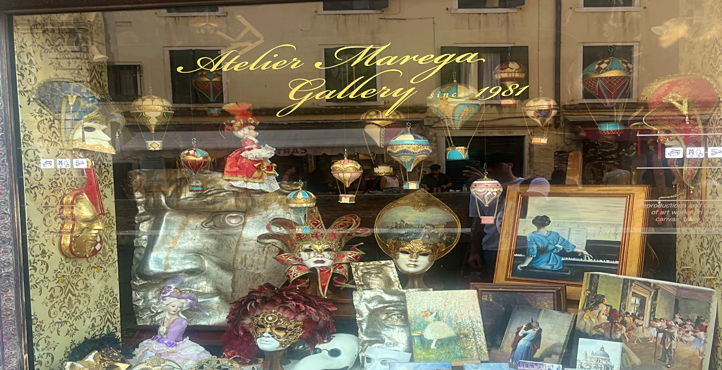 Storefront of By the Zattere waterfront