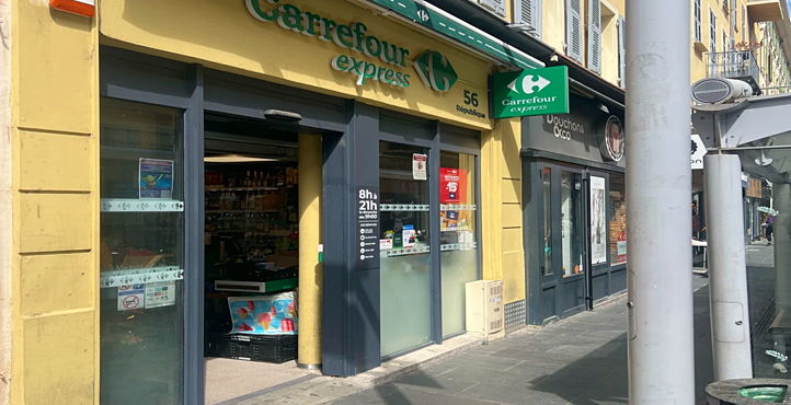 Vitrine de Old Port Nice