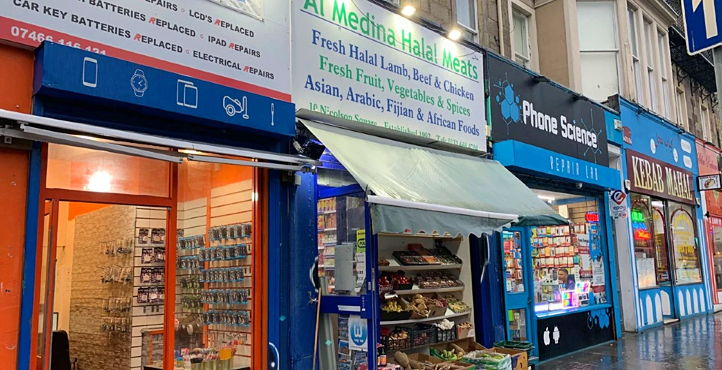 Storefront of Nicolson Square Edinburgh