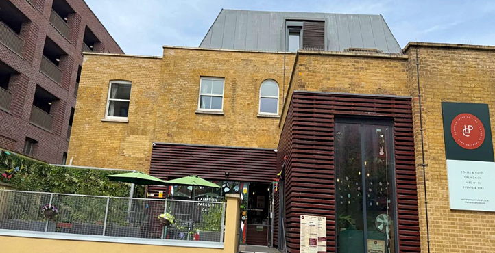 Storefront of Hounslow Central Lampton