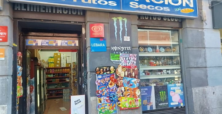 Storefront of Near Museo Reina Sofía Stop