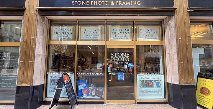 Storefront of Financial District Area