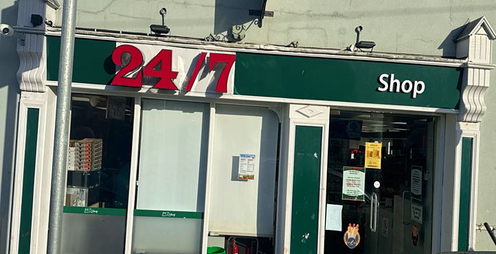 Storefront of In Limerick City Centre