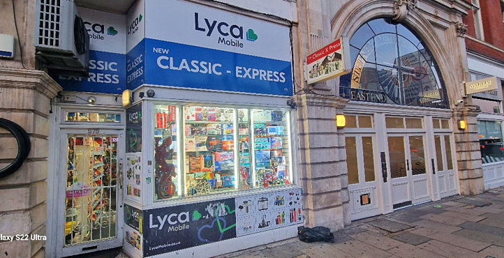 Storefront of Limehouse Station