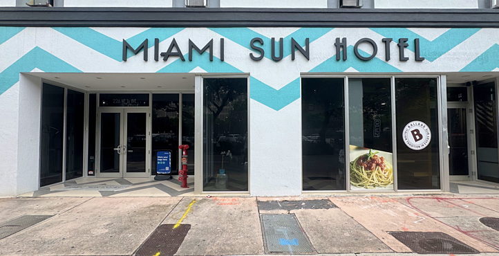 Storefront of Port of Miami