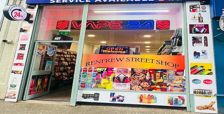 Storefront of Buchanan Bus Station – Renfrew Street