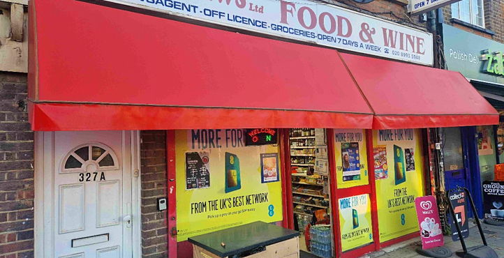 Storefront of North Acton