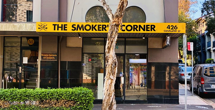 Storefront of Cleveland St at Crown St Bus Stop