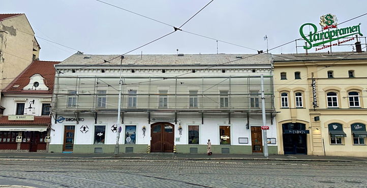 Storefront of Near Smíchov Riverfront