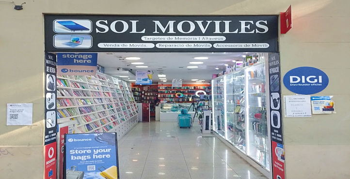 Storefront of Near Plaça d'Espanya Barcelona