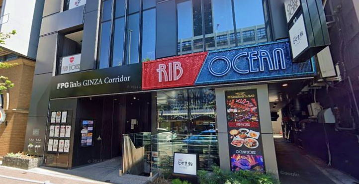 ビッグエコーVIGO銀座コリドー街店の店頭