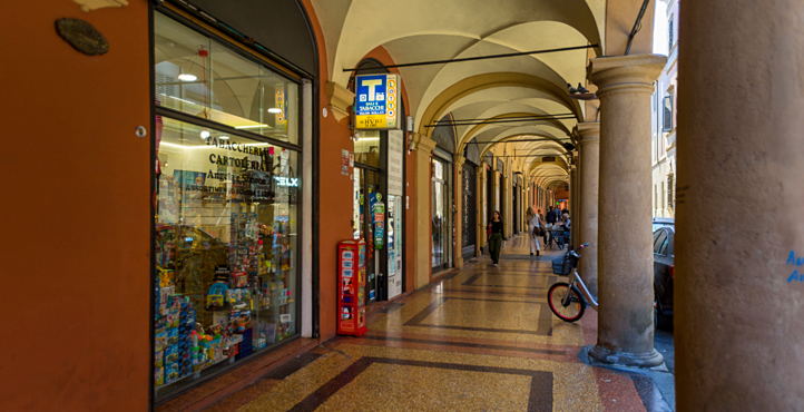 Storefront of Palazzo Ercolani