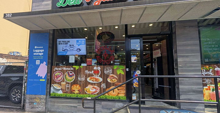 Storefront of Penn Station